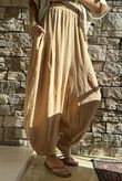 Noa Linen Blend Sia Barrel Trouser Honey Bronze